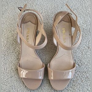 Prade Nude Wedge Heels